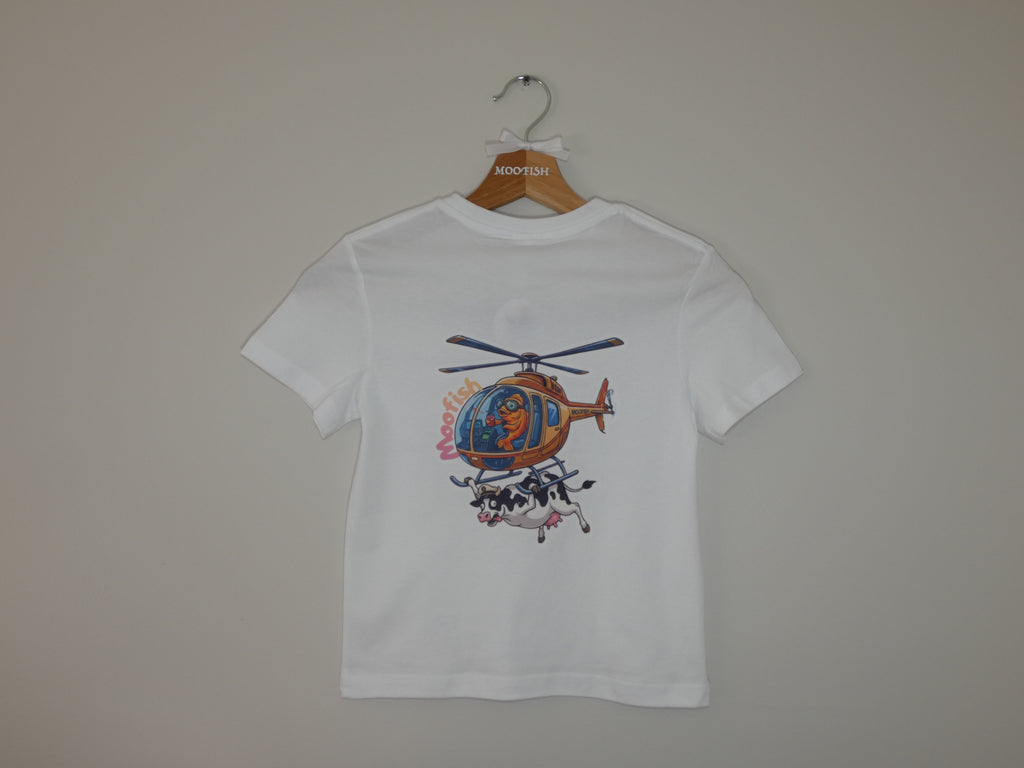 Helicopter Moofish T-hirt