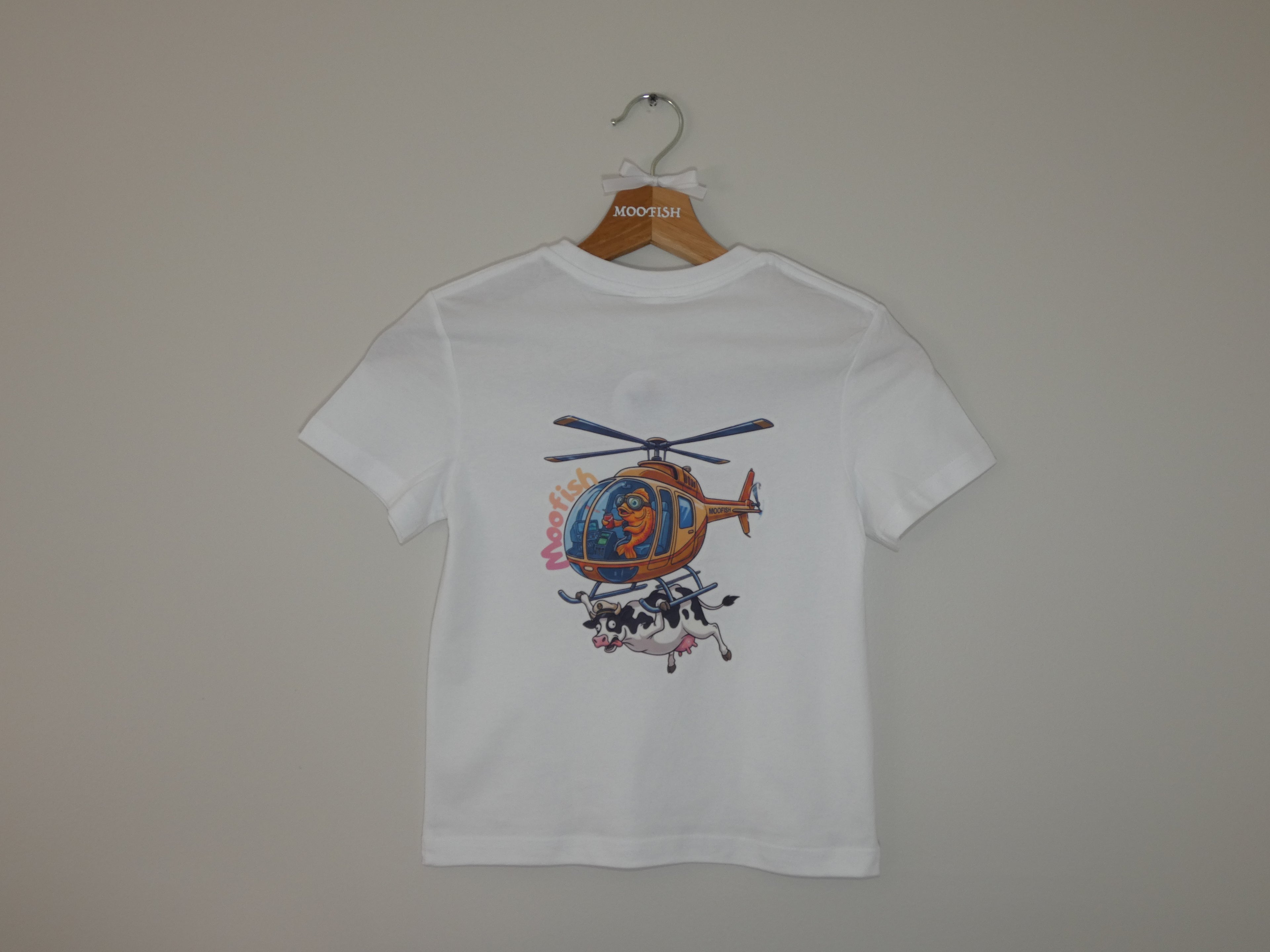 Helicopter Moofish T-hirt