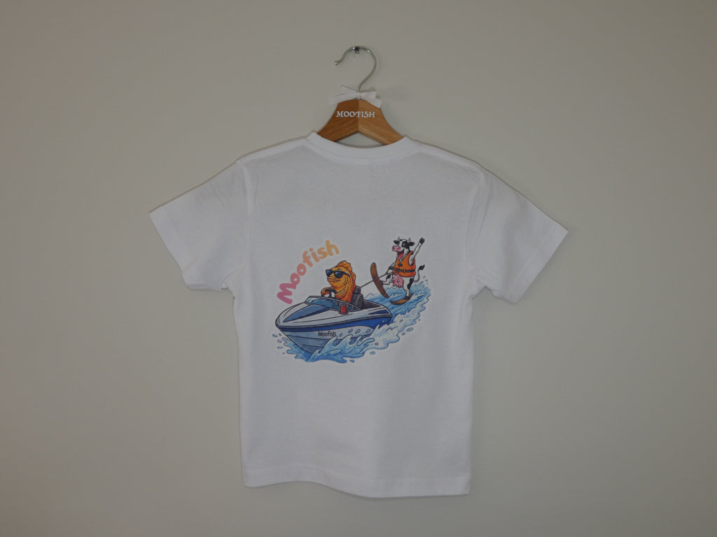 Waterskiing Moofish T-shirt