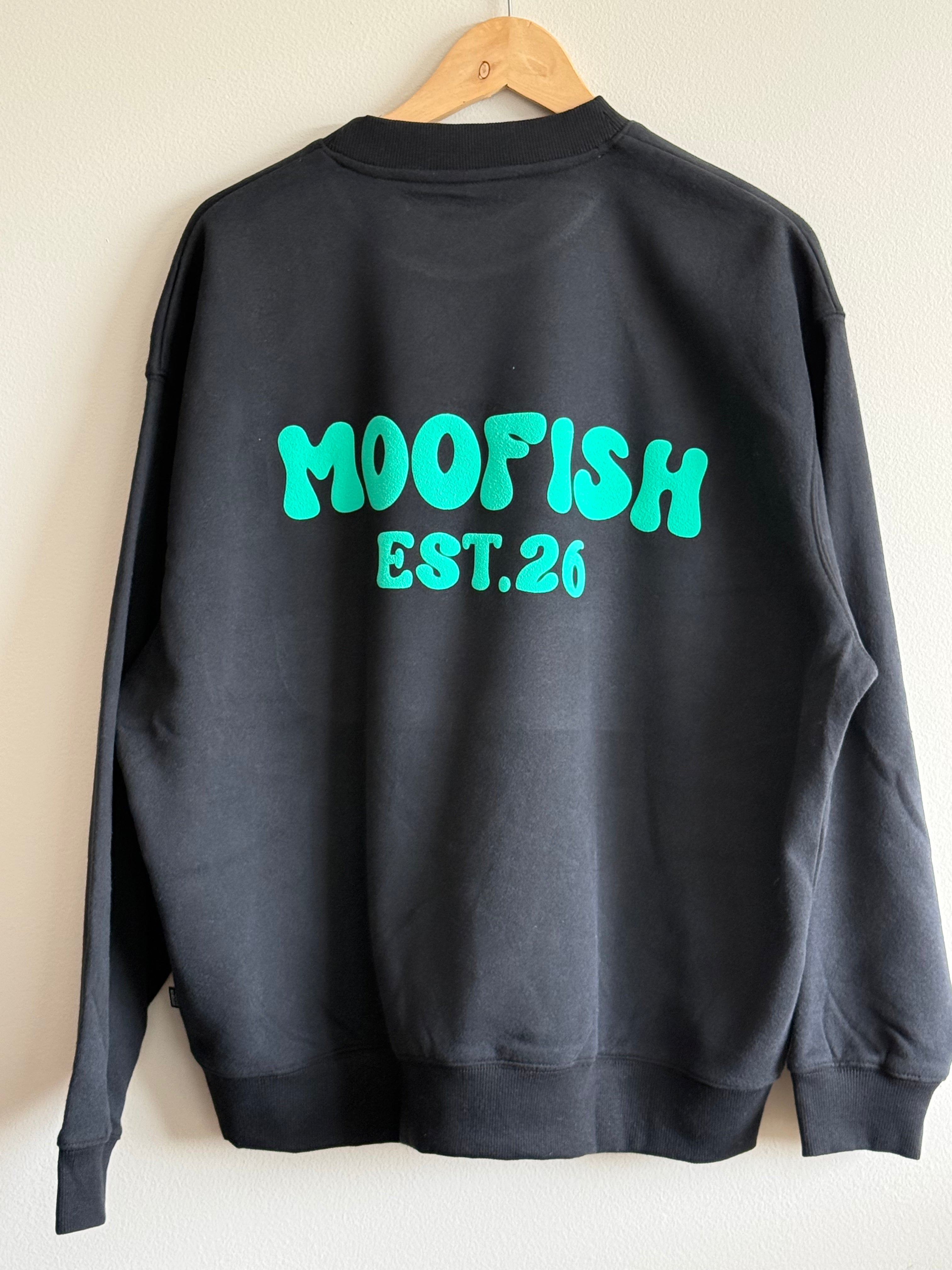 Teal Adult Puff Vinyl Crewneck
