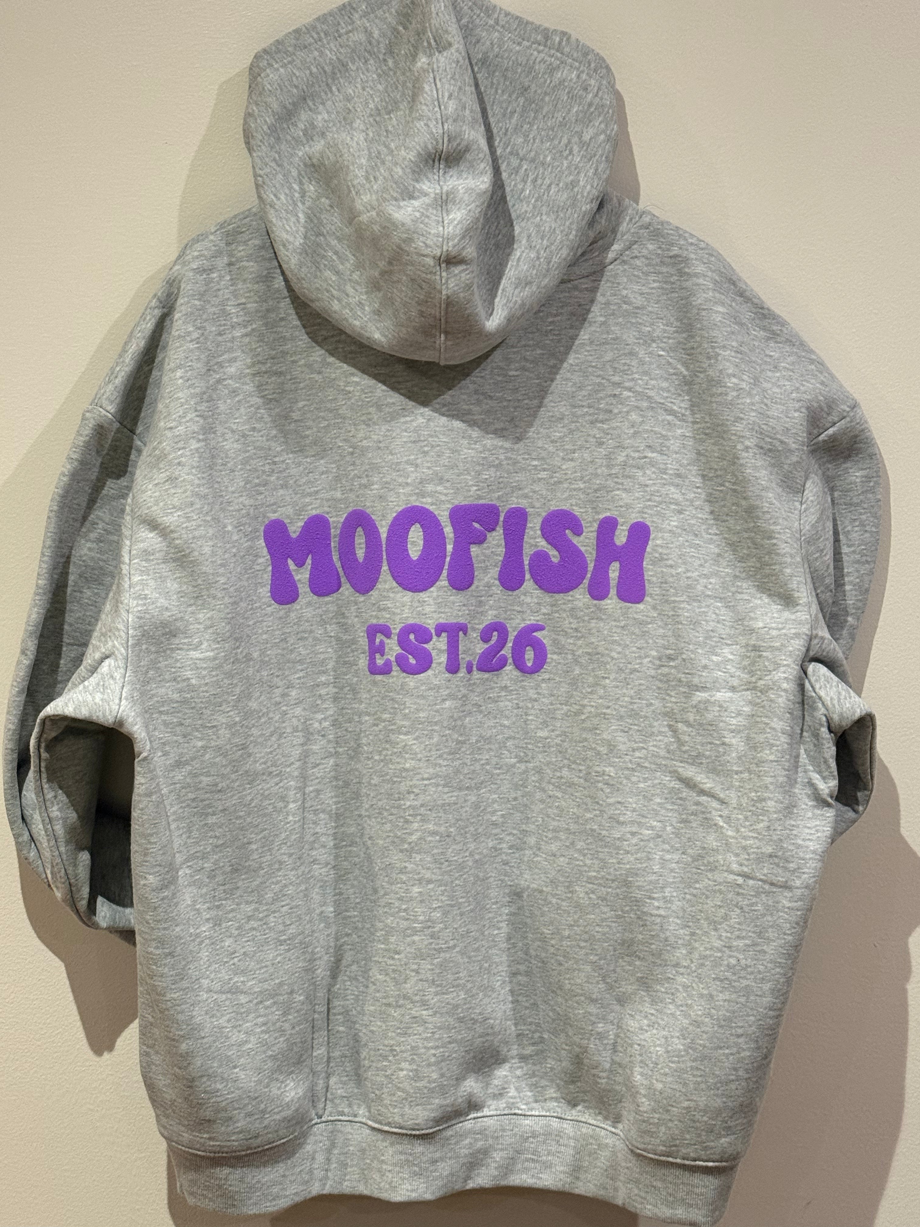 Purple Adult Puff Moofish Hoodie