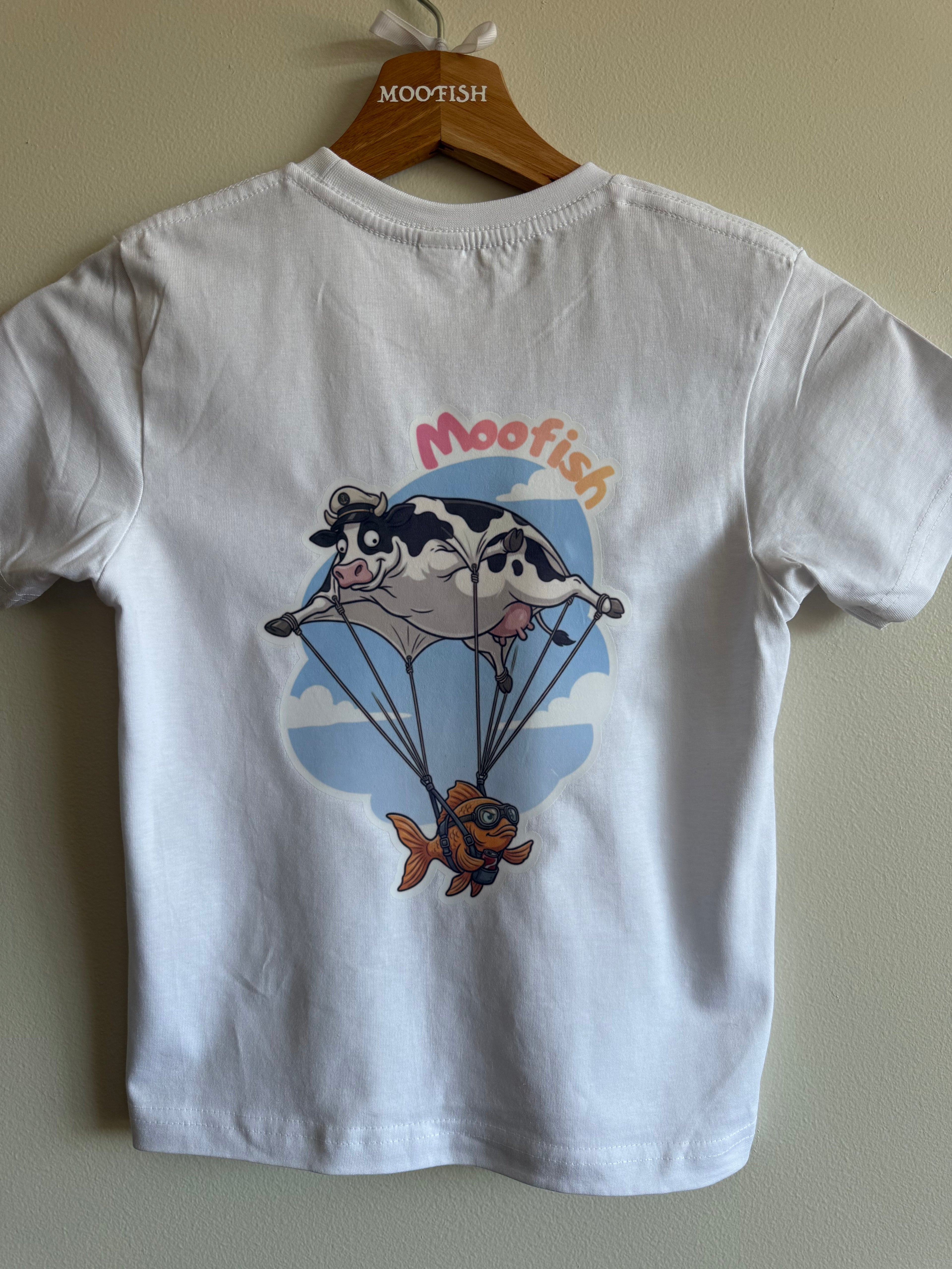 Skydiving Moofish T-shirt
