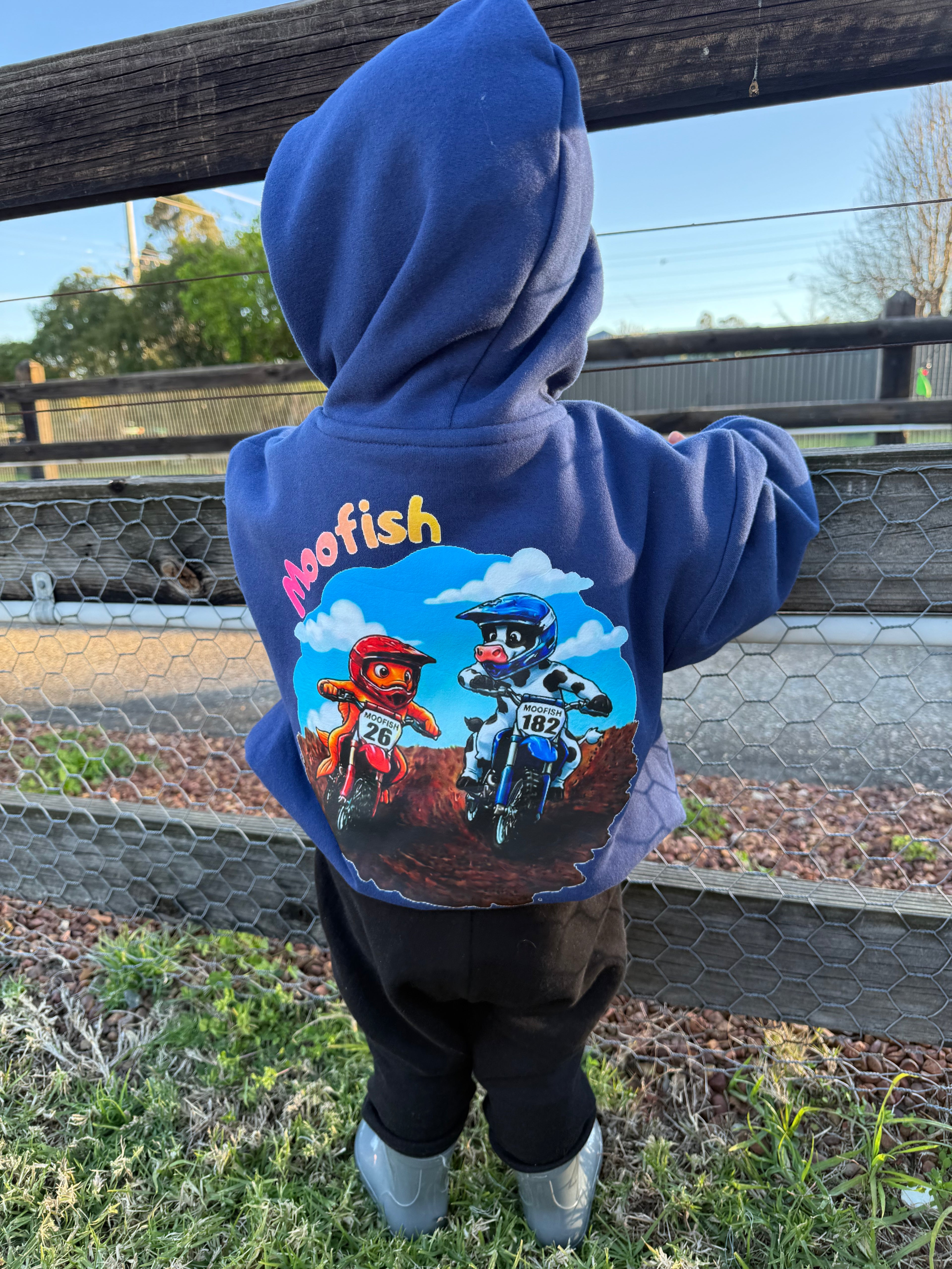 MOOFISH TRAIL BIKES  HOODIE  CHILD
